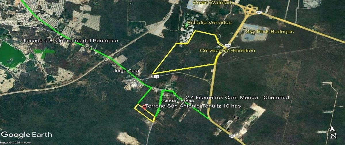 Foto de terreno habitacional en venta en  , san antonio tehuitz, kanasín, yucatán, 0 No. 04