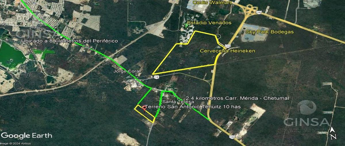 Foto de terreno habitacional en venta en  , san antonio tehuitz, kanasín, yucatán, 0 No. 03