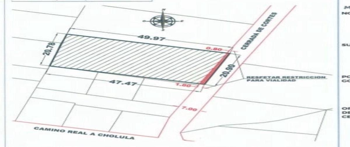 Foto de terreno habitacional en venta en  , san bernardino tlaxcalancingo, san andrés cholula, puebla, 31601839 No. 05