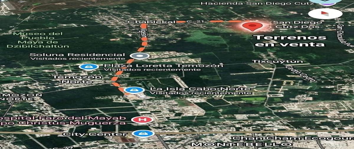 Foto de terreno habitacional en venta en  , san diego cutz, conkal, yucatán, 0 No. 06