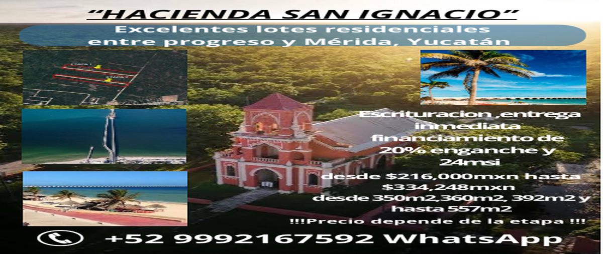 Foto de terreno habitacional en , san ignacio, progreso, yucatán, 0 foto 01 Foto de terreno habitacional en venta en , san ignacio, progreso, yucatán, 0 No. 01