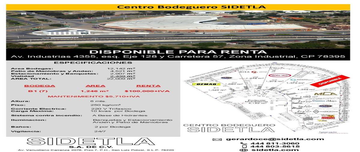 Foto de bodega en , san luis potosí centro, san luis potosí, san luis potosí, 28396284 foto 02 Foto de bodega en renta en , san luis potosí centro, san luis potosí, san luis potosí, 28396284 No. 02
