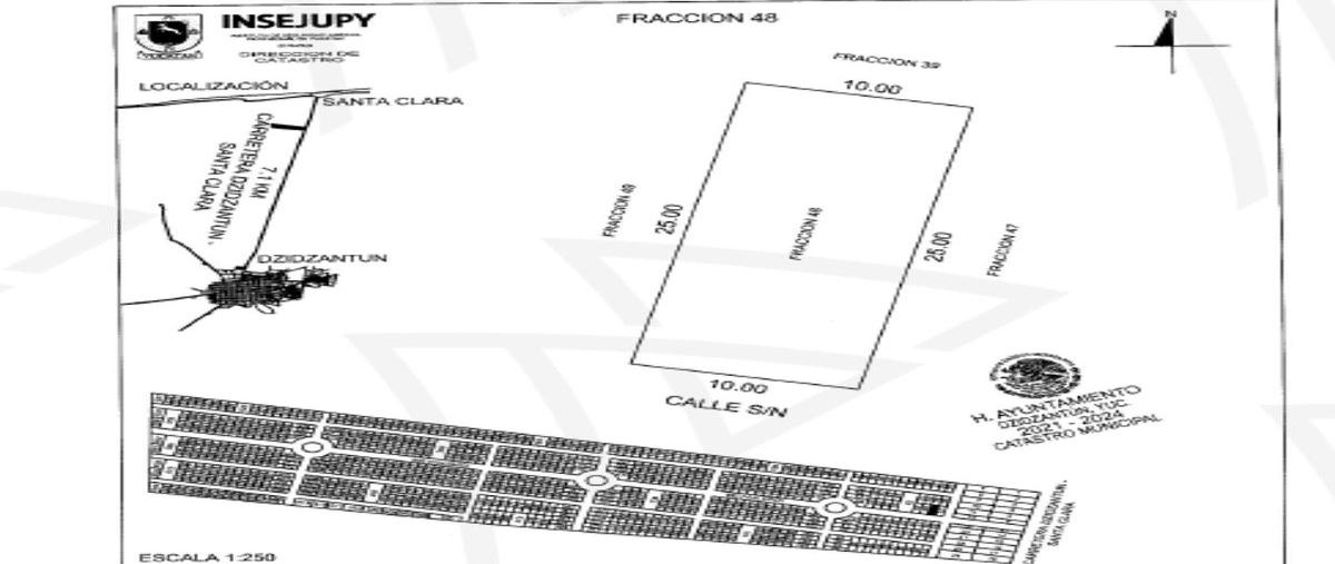 Foto de terreno habitacional en venta en  , santa clara, dzidzantún, yucatán, 0 No. 03