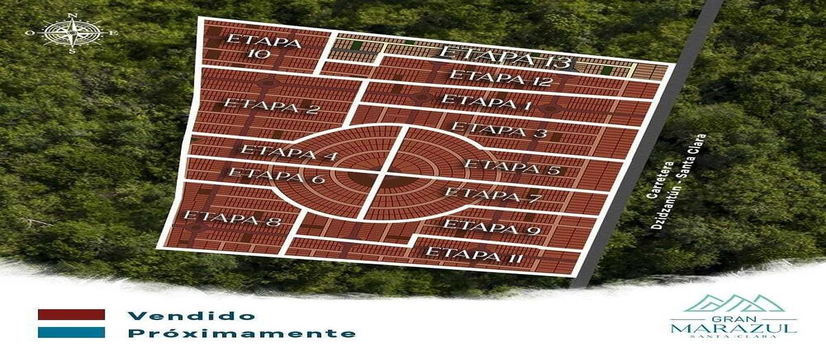 Foto de terreno habitacional en venta en  , santa clara, dzidzantún, yucatán, 0 No. 05