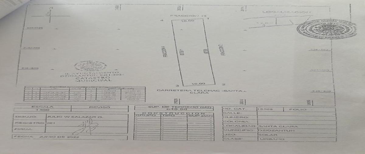 Foto de terreno habitacional en venta en  , santa clara, dzidzantún, yucatán, 31558662 No. 04