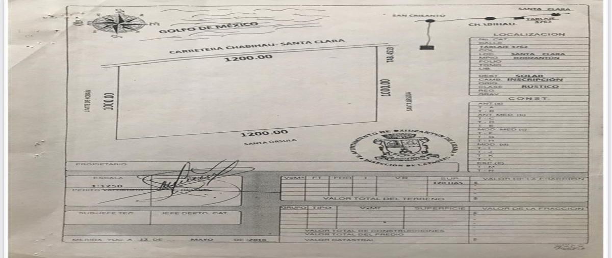 Foto de terreno habitacional en venta en  , santa clara, tizimín, yucatán, 0 No. 05