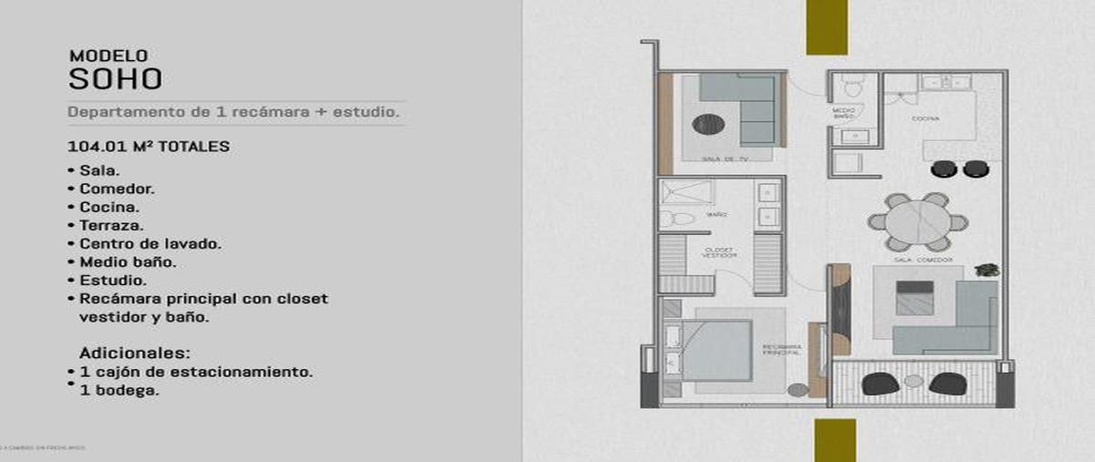 Foto de departamento en venta en  , santa gertrudis copo, mérida, yucatán, 27029090 No. 05