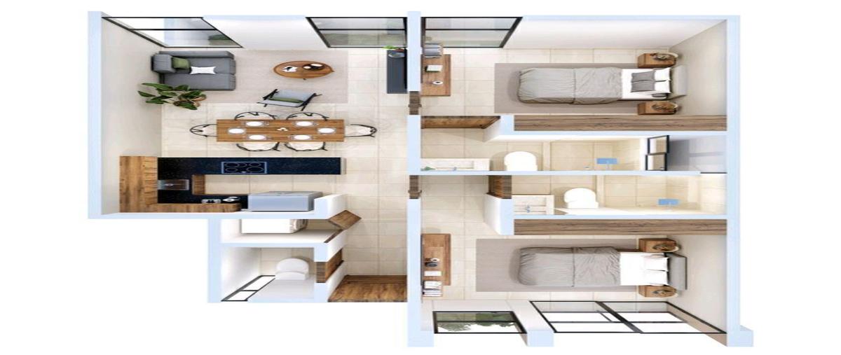 Foto de departamento en venta en  , santa gertrudis copo, mérida, yucatán, 30710243 No. 03
