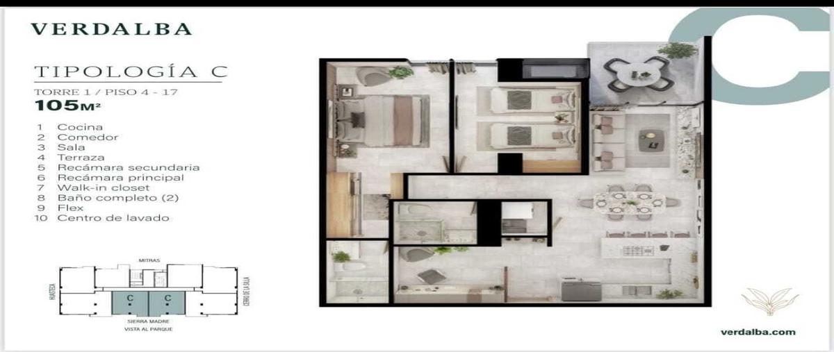 Foto de departamento en venta en santa maría , santa maría, monterrey, nuevo león, 28293641 No. 04