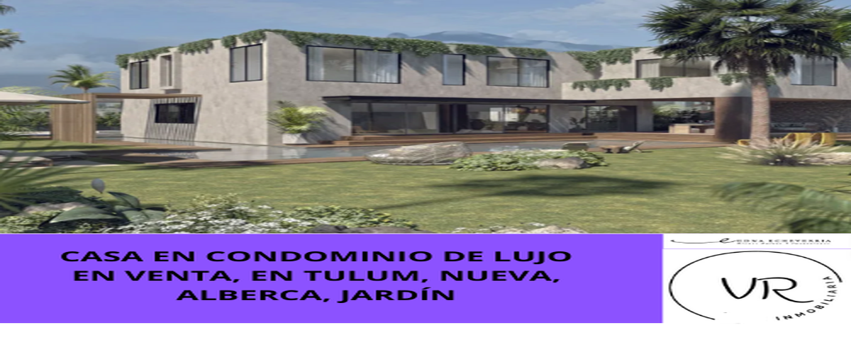 Foto de casa en venta en selva alegría , region 15 kukulcan, tulum, quintana roo, 0 No. 01