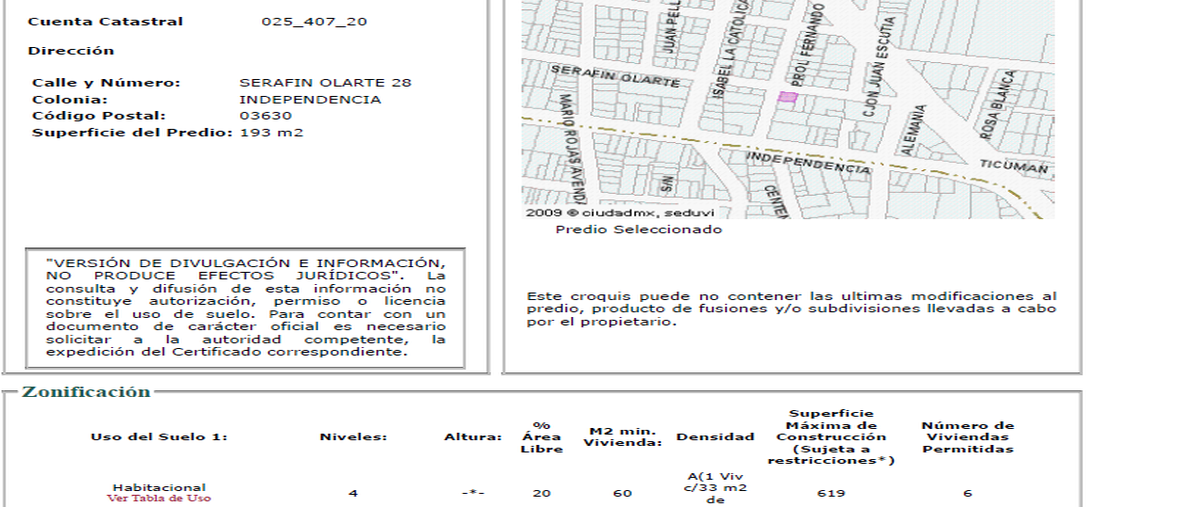 Foto de terreno habitacional en serafín olarte , independencia, benito juárez, df / cdmx, 27404846 foto 02 Foto de terreno habitacional en venta en serafín olarte , independencia, benito juárez, df / cdmx, 27404846 No. 02
