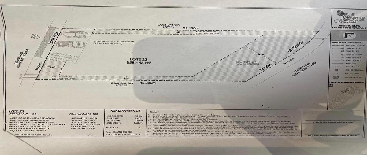 Foto de terreno habitacional en venta en  , sierra alta 6 sector, monterrey, nuevo león, 0 No. 05