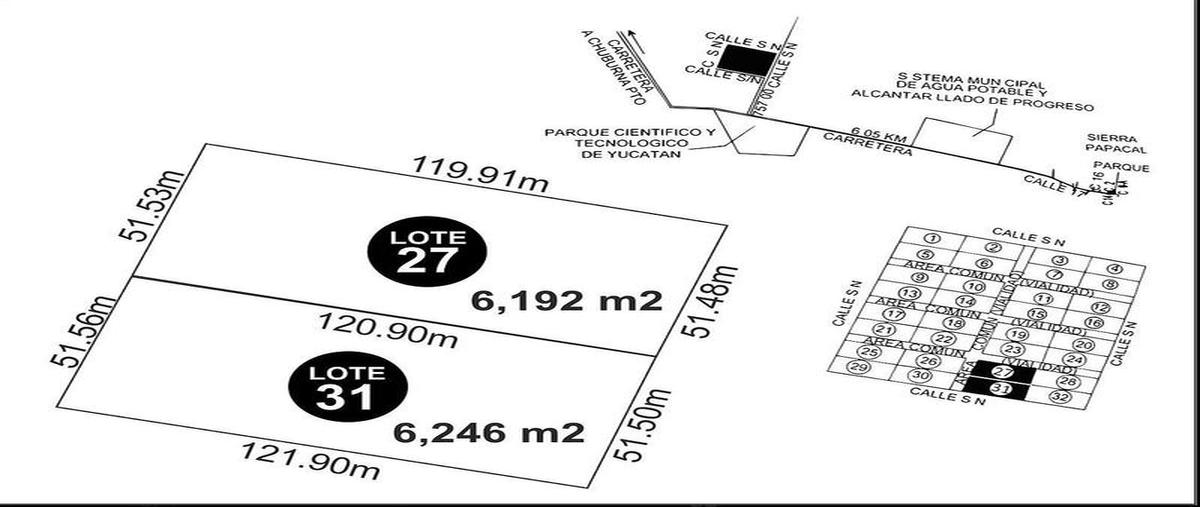 Foto de terreno habitacional en venta en  , sierra papacal, mérida, yucatán, 7651145 No. 03