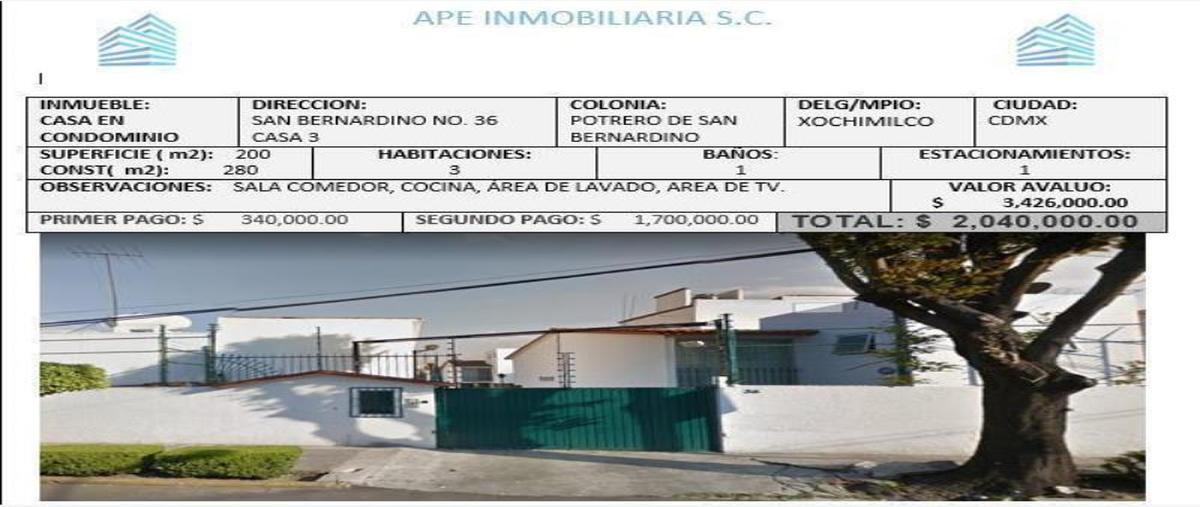 Foto de casa en venta en sin calle , potrero de san bernardino, xochimilco, df / cdmx, 0 No. 03
