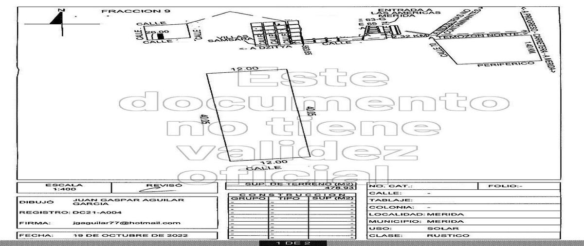 Foto de terreno habitacional en venta en sin , dzitya, mérida, yucatán, 29918739 No. 05