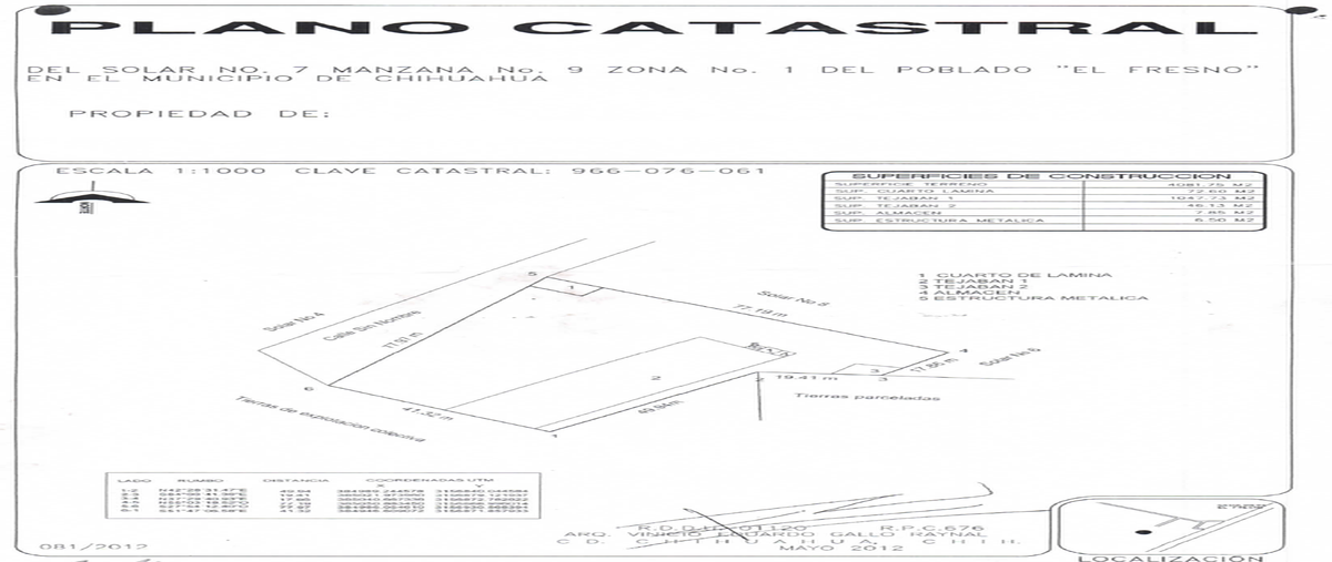 Foto de terreno habitacional en venta en sin nombre , el huerto, chihuahua, chihuahua, 26439170 No. 05