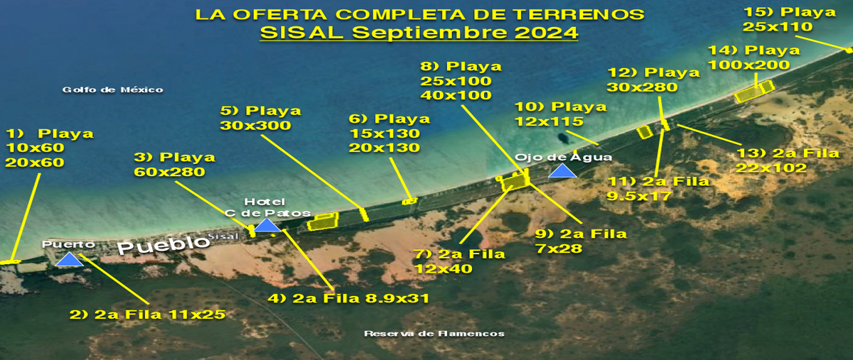 Foto de terreno habitacional en venta en  , sisal, hunucmá, yucatán, 0 No. 05