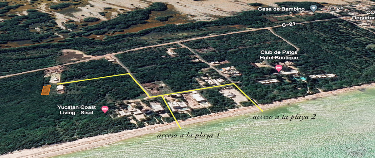 Foto de terreno habitacional en venta en  , sisal, hunucmá, yucatán, 0 No. 03