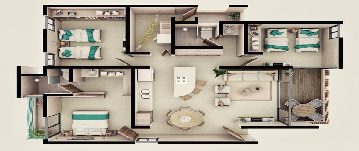 Foto de departamento en venta en sn , chicxulub puerto, progreso, yucatán, 25978030 No. 04