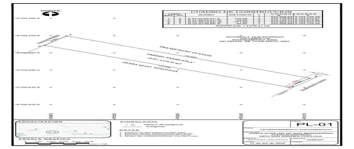 Foto de terreno industrial en venta en s/n , coyotepec, san andrés cholula, puebla, 27683064 No. 04