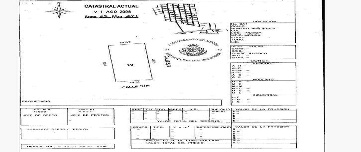 Foto de terreno habitacional en venta en s/n , dzitya, mérida, yucatán, 0 No. 03