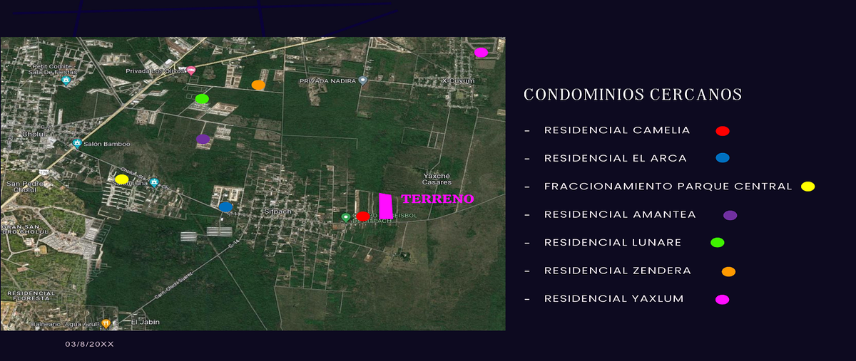 Foto de terreno habitacional en venta en s/n , sitpach, mérida, yucatán, 0 No. 04