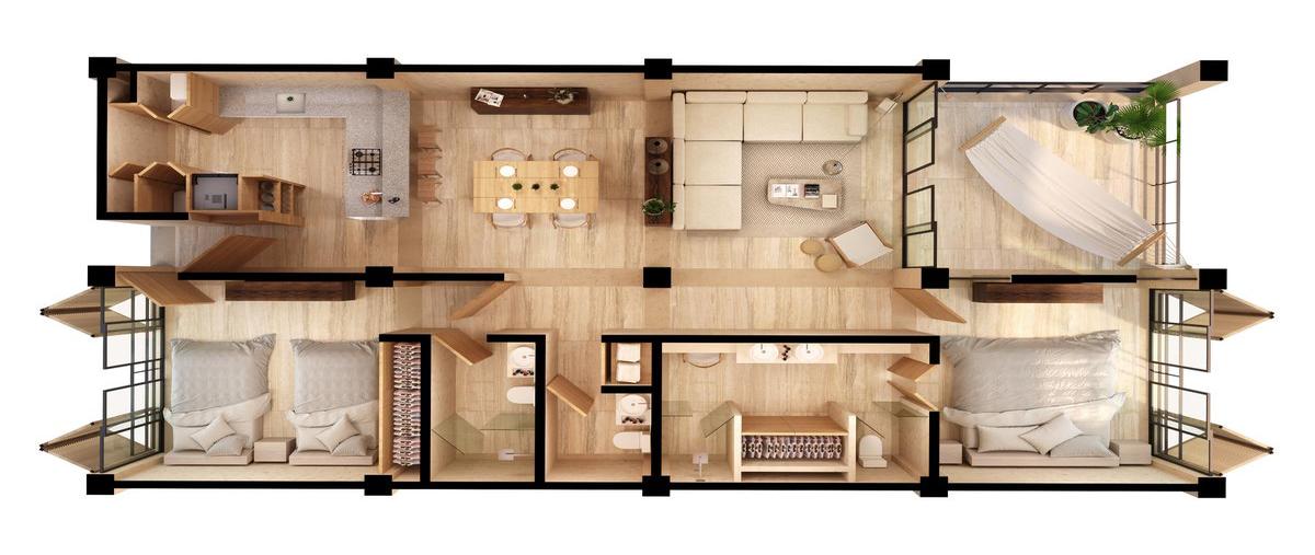 Foto de departamento en venta en  , solidaridad, solidaridad, quintana roo, 0 No. 04