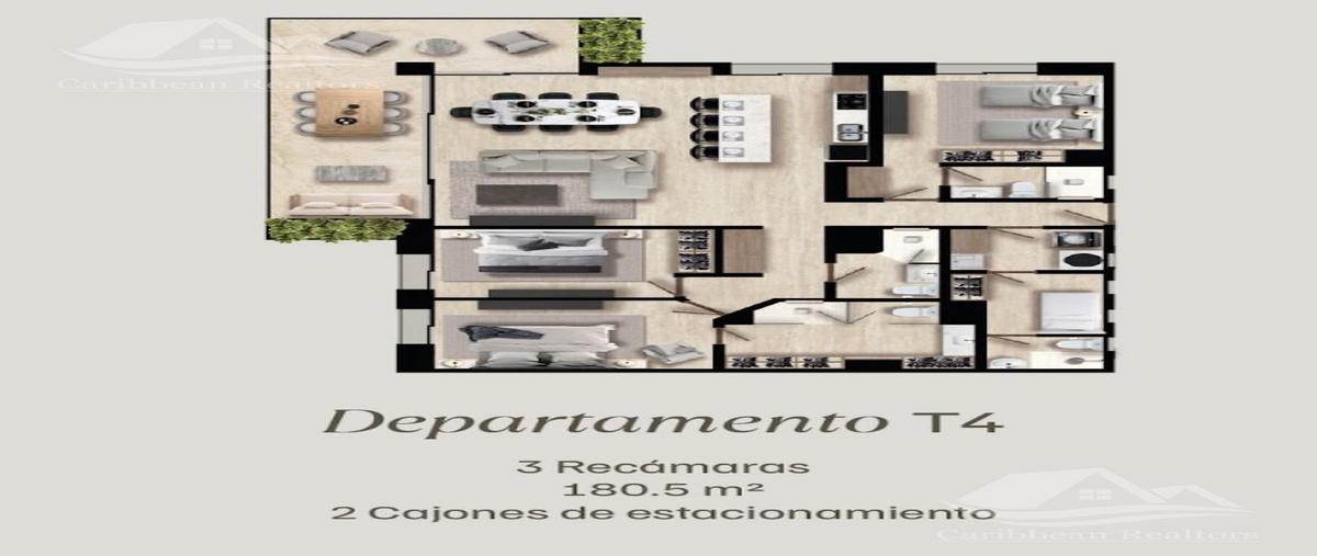 Foto de departamento en venta en  , supermanzana 11, benito juárez, quintana roo, 0 No. 03