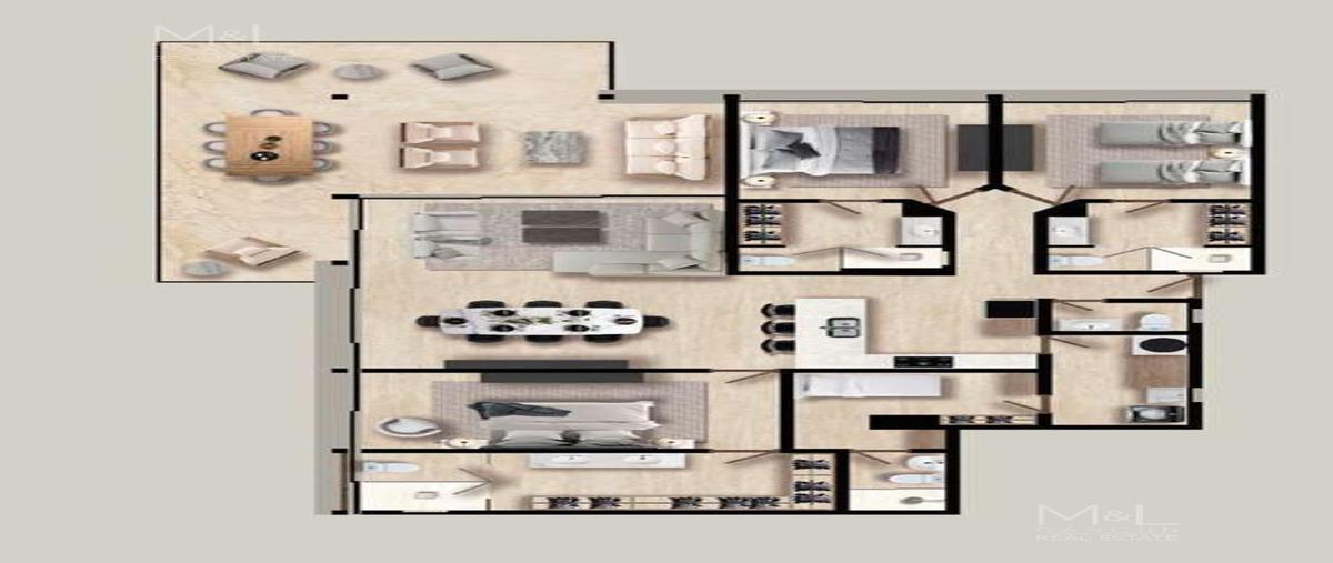 Foto de departamento en venta en  , supermanzana 11, benito juárez, quintana roo, 28967673 No. 04