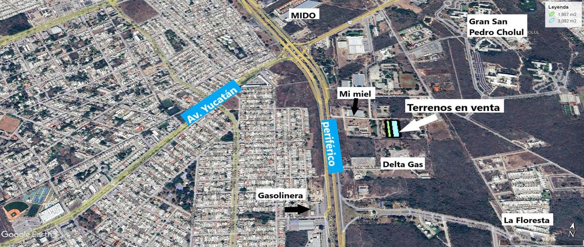 Foto de terreno comercial en tablaje 16525 y 14064 , cholul, mérida, yucatán, 29068380 foto 02 Foto de terreno comercial en venta en tablaje 16525 y 14064 , cholul, mérida, yucatán, 29068380 No. 02