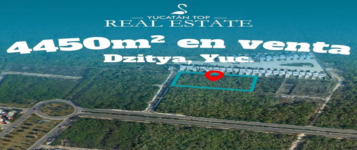 Foto de terreno habitacional en tablaje 56834 , dzitya, mérida, yucatán, 29420537 foto 01 Foto de terreno habitacional en venta en tablaje 56834 , dzitya, mérida, yucatán, 29420537 No. 01