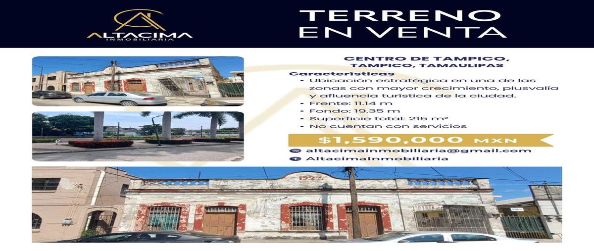 Foto de terreno habitacional en venta en  , tampico centro, tampico, tamaulipas, 0 No. 03