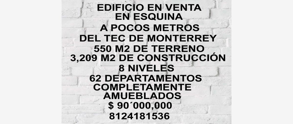 Foto de edificio en venta en tecnologico 422, tecnológico, monterrey, nuevo león, 25295801 No. 01