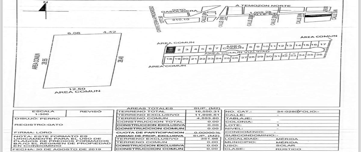 Foto de terreno habitacional en venta en  , temozon norte, mérida, yucatán, 28041153 No. 04