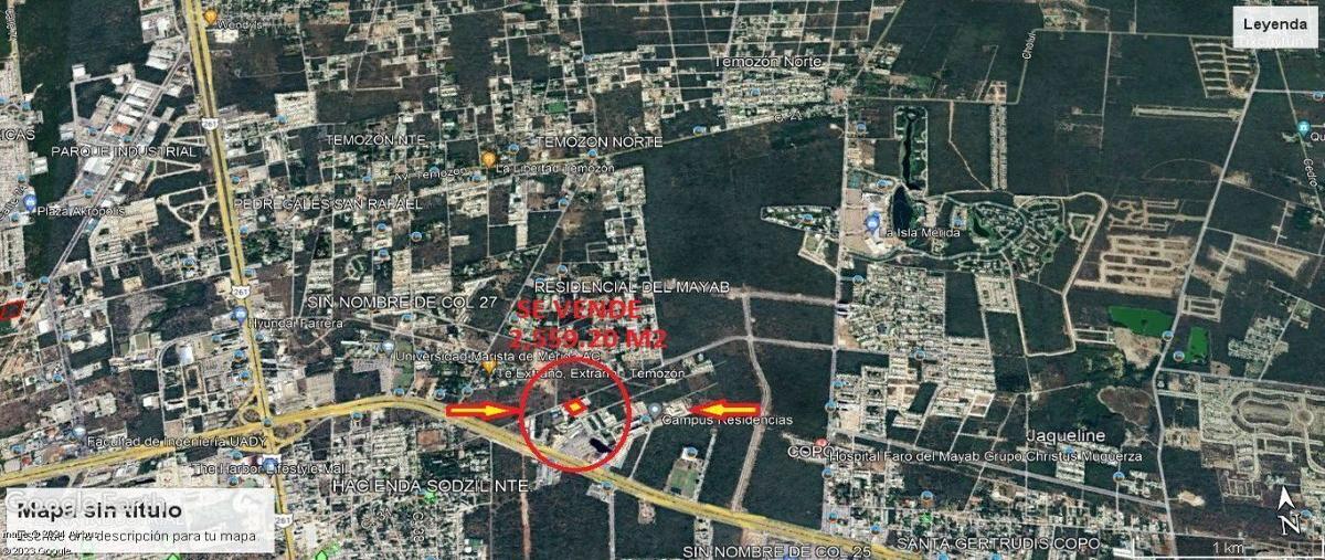 Foto de terreno habitacional en renta en  , temozon norte, mérida, yucatán, 0 No. 03