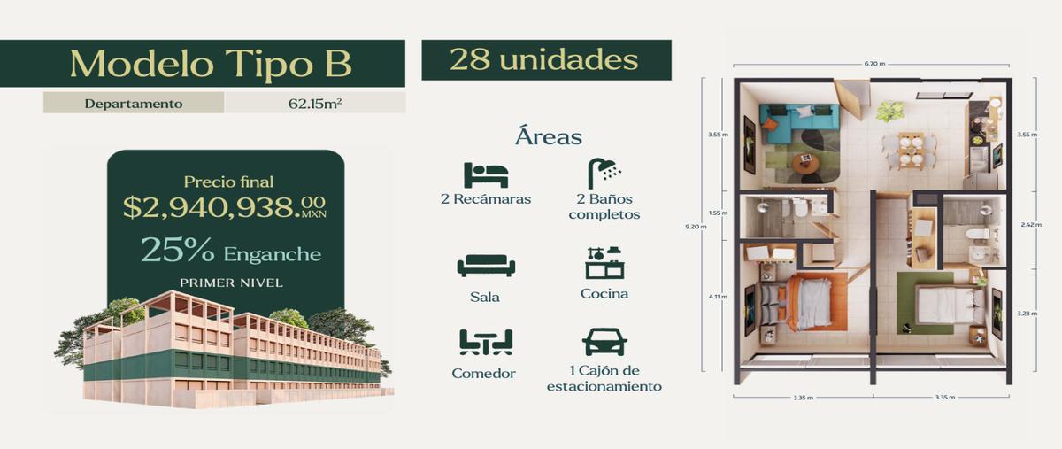 Foto de departamento en venta en  , temozon norte, mérida, yucatán, 0 No. 05