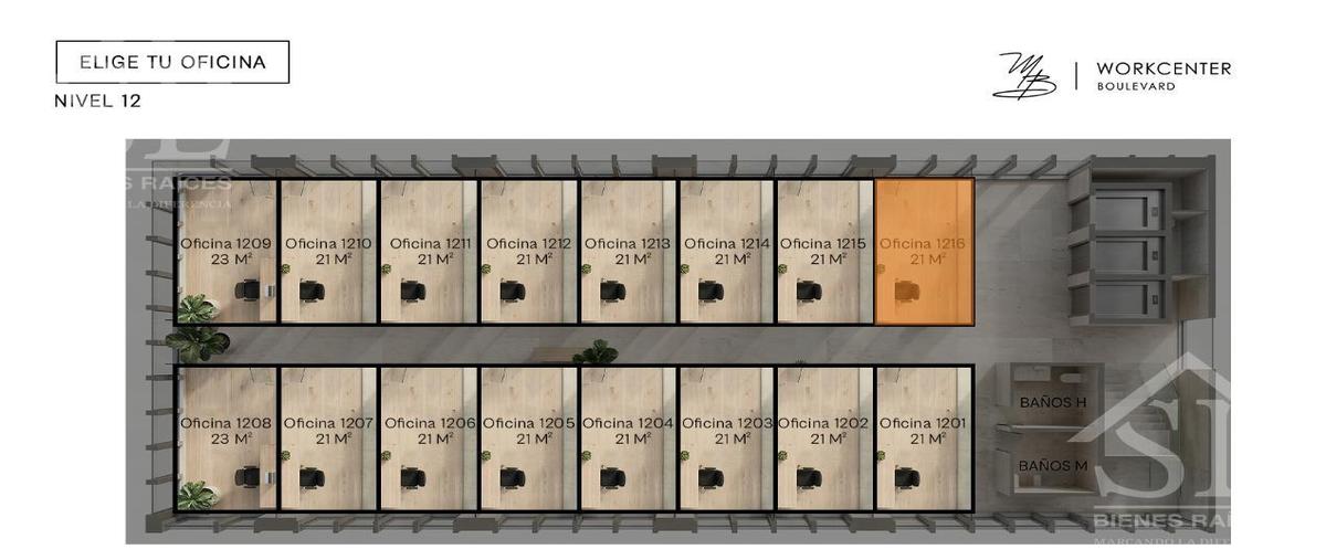 Foto de oficina en venta en  , temozon norte, mérida, yucatán, 0 No. 05