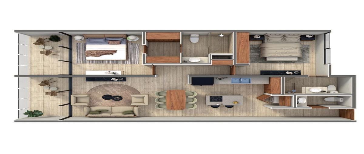 Foto de departamento en venta en temozon , temozon norte, mérida, yucatán, 27329494 No. 03