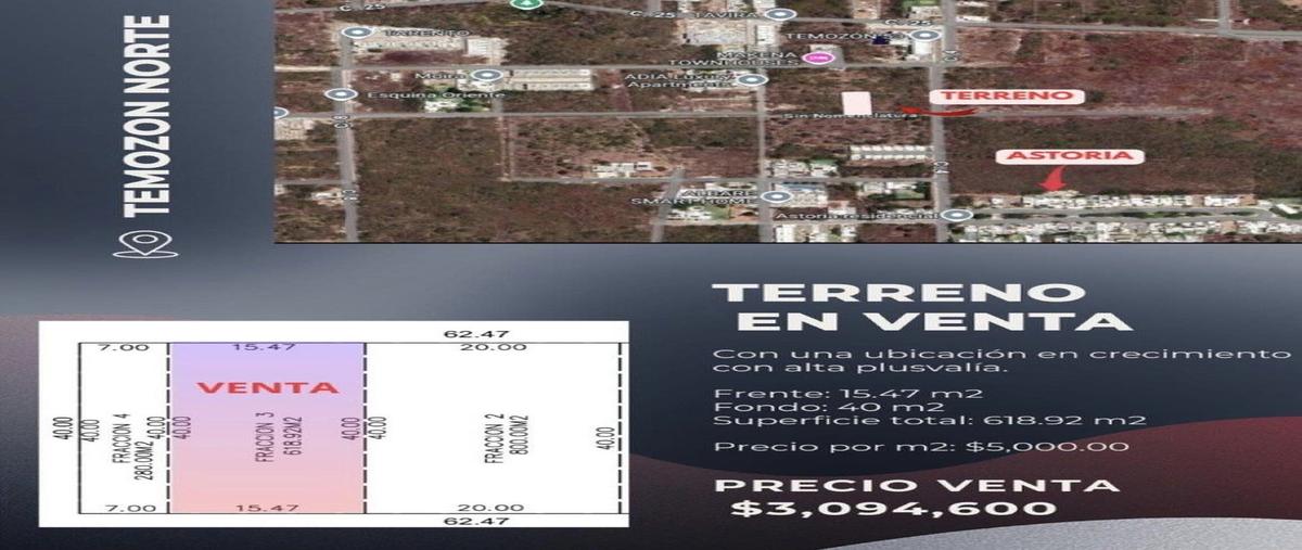 Foto de terreno habitacional en venta en temozón , temozon norte, mérida, yucatán, 0 No. 03