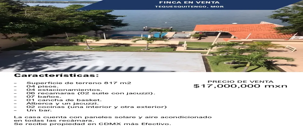 Foto de rancho en venta en tequesquitengo 1, tequesquitengo, jojutla, morelos, 0 No. 02