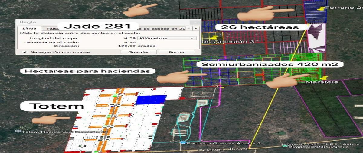 Foto de terreno habitacional en venta en  , tetiz, tetiz, yucatán, 0 No. 03
