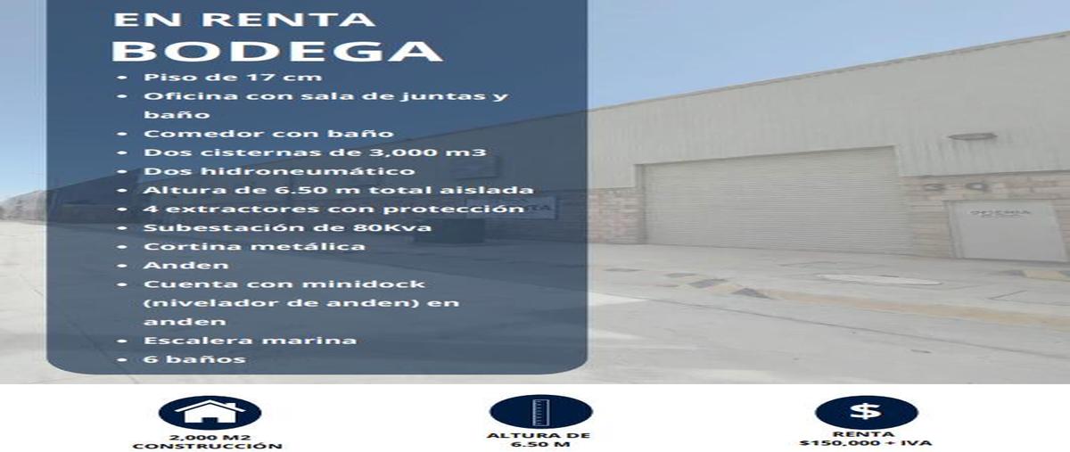 Foto de bodega en , torreón viejo, torreón, coahuila de zaragoza, 0 foto 01 Foto de bodega en renta en , torreón viejo, torreón, coahuila de zaragoza, 0 No. 01