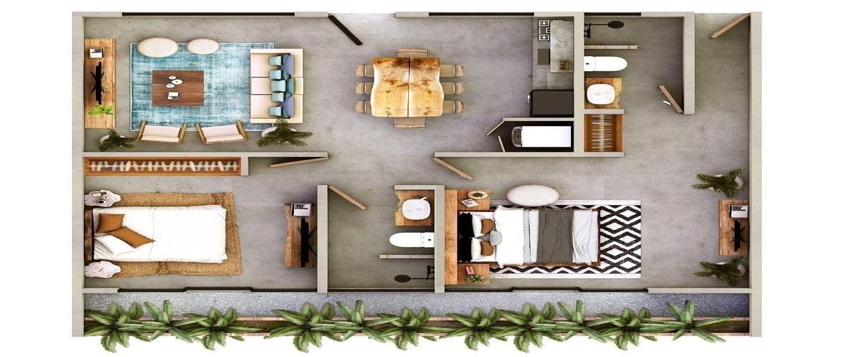 Foto de departamento en venta en  , tulum centro, tulum, quintana roo, 0 No. 04