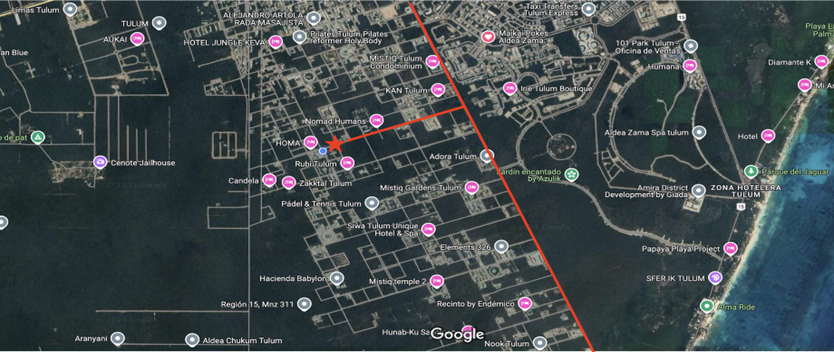 Foto de terreno habitacional en venta en tulum region 15 manzana 132, la veleta, tulum, quintana roo, 0 No. 05