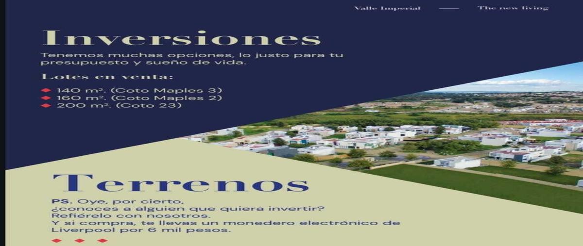 Foto de terreno habitacional en venta en  , valle imperial, zapopan, jalisco, 0 No. 04