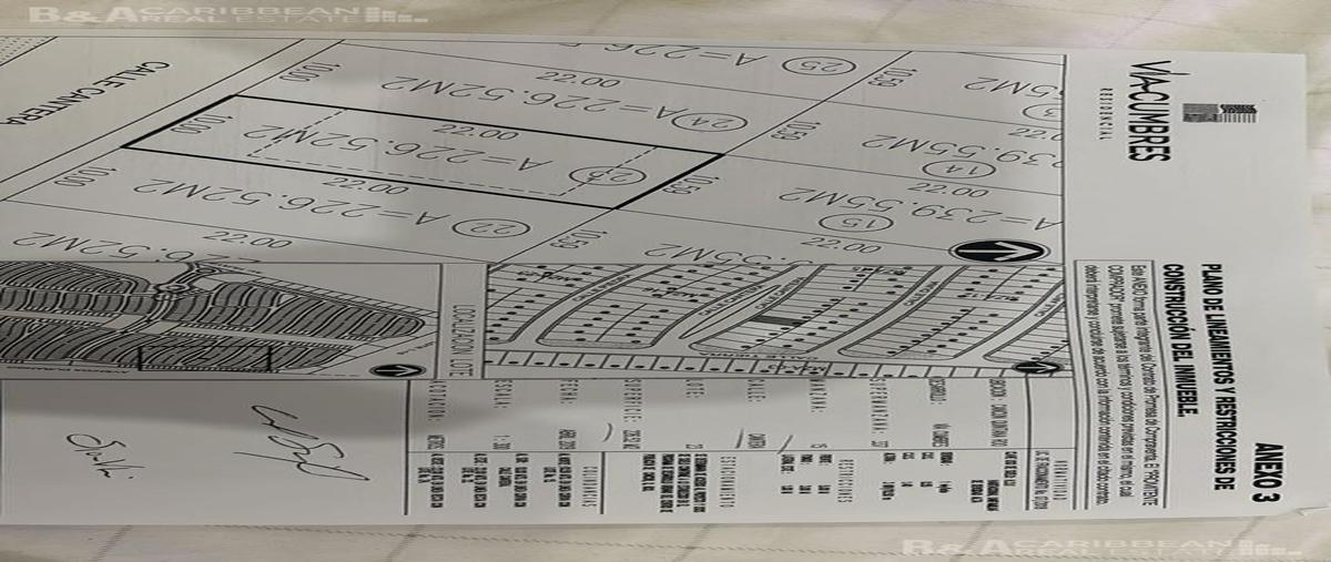 Foto de terreno habitacional en venta en  , vía cumbres residencial, benito juárez, quintana roo, 0 No. 03