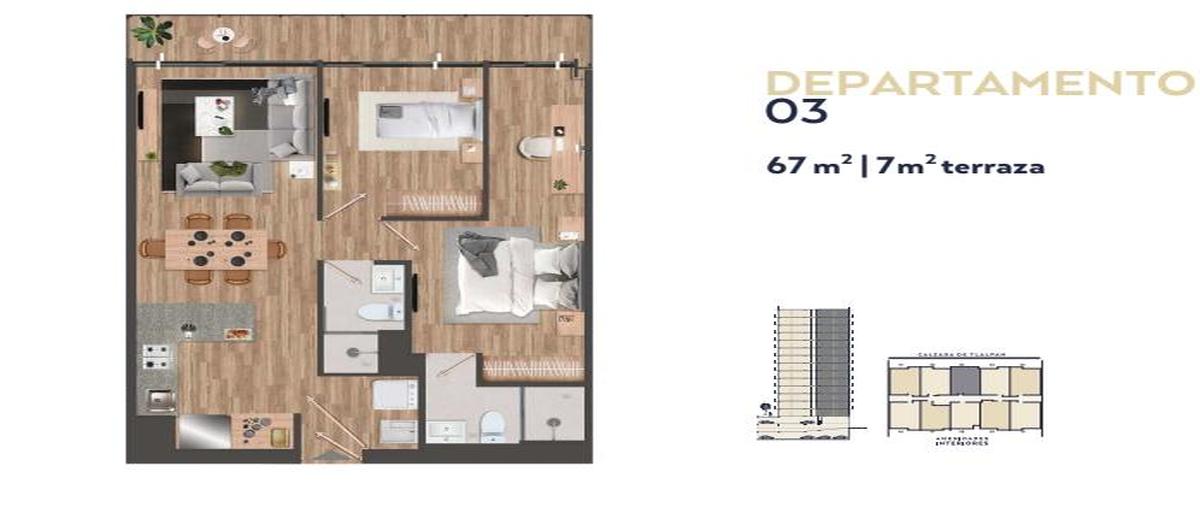 Foto de departamento en venta en  , villa de cortes, benito juárez, df / cdmx, 30933141 No. 05