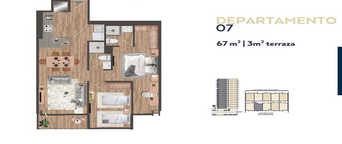Foto de departamento en venta en  , villa de cortes, benito juárez, df / cdmx, 30933146 No. 05