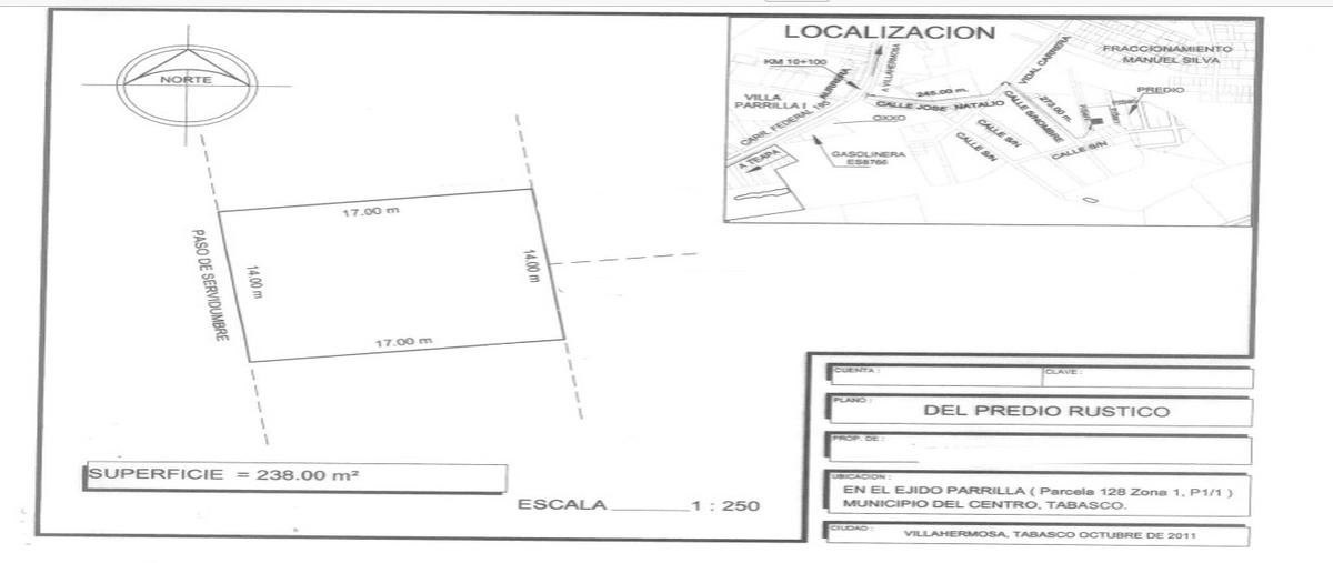 Foto de terreno habitacional en venta en villa parrilla , parrilla, centro, tabasco, 28535772 No. 03