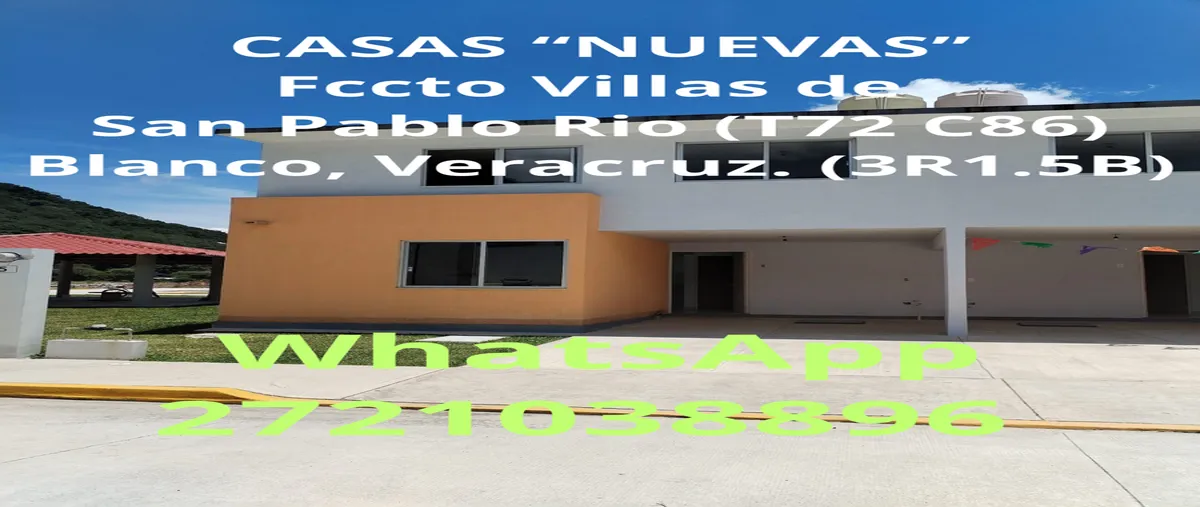 Foto de casa en venta en villas de san pablo , álvaro obregón, río blanco, veracruz de ignacio de la llave, 30317447 No. 01
